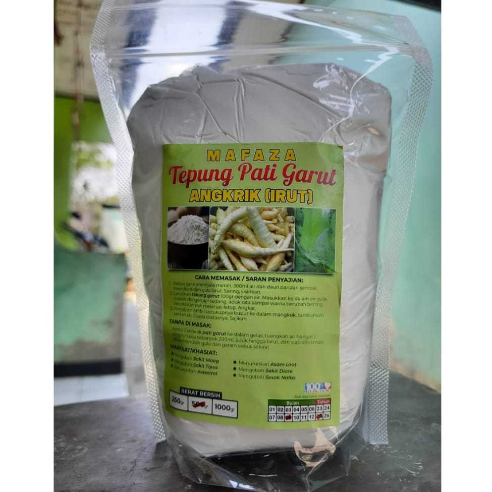 

TEPUNG PATI GARUT 500 GRAM ASLI OBAT SAKIT MAAG, NYERI LAMBUNG, DIARE, MENGATASI ASAM LAMBUNG