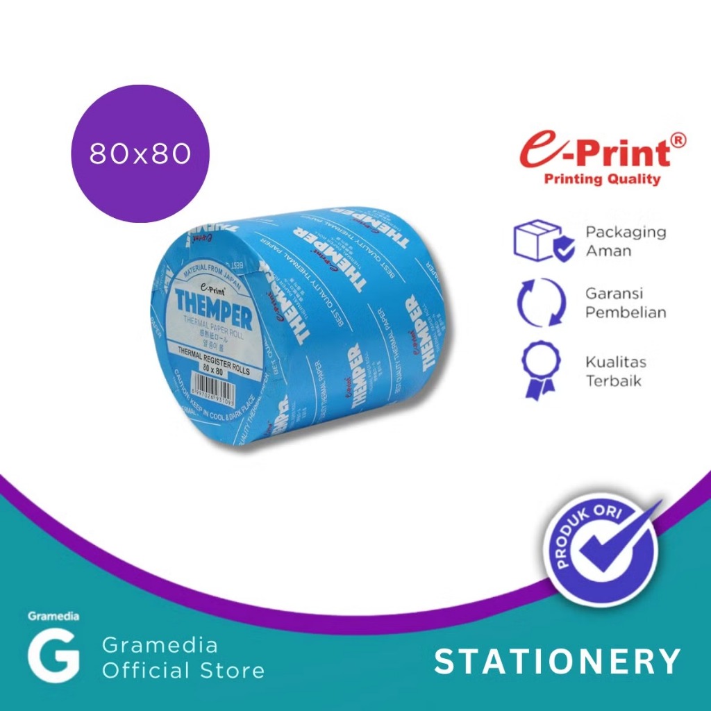 

Gramedia Karawaci - Thermal Paper Roll E-Print 80X80
