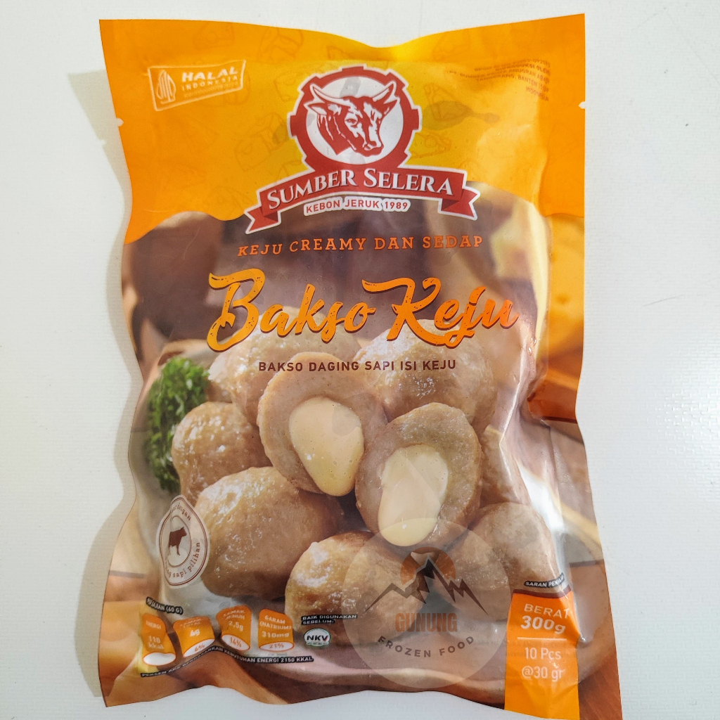 

Sumber Selera Bakso Sapi isi Keju, 10pcs