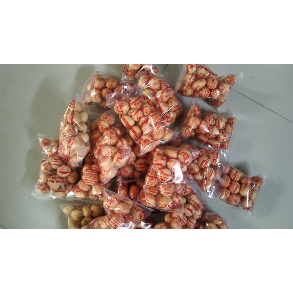 

20 Bungkus Amplang Ikan Tengiri BULAT , Kemasan Praktis