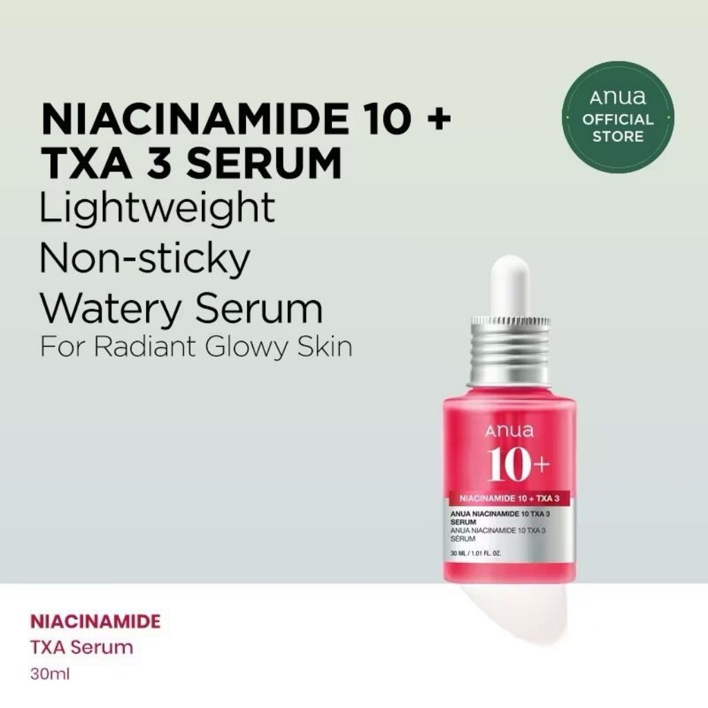ANUA NIACINAMIDE 10% + TXA 3% SERUM 30ml 10ml