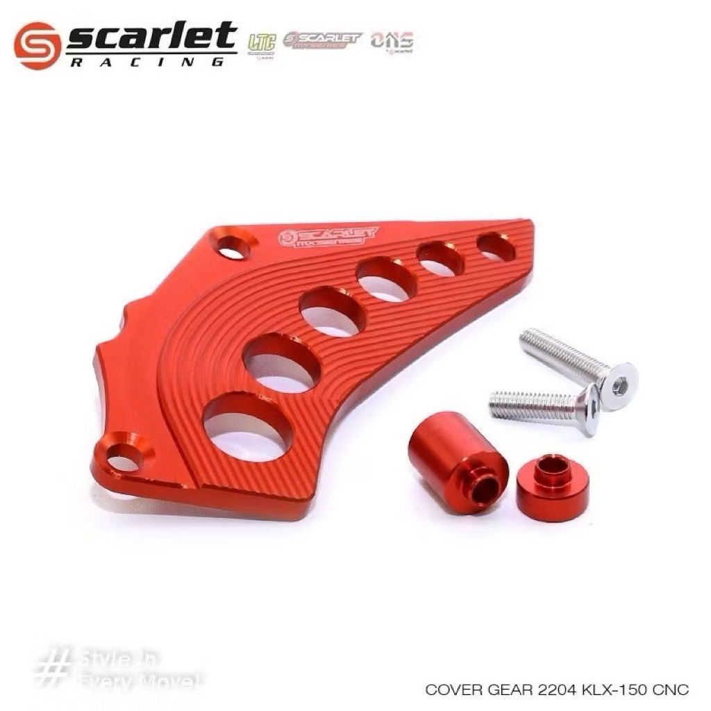 cover gir depan klx 150 cnc/ tutup gear depan klx 150 cnc / cover gear klx 150 scarlet /tutup gear k