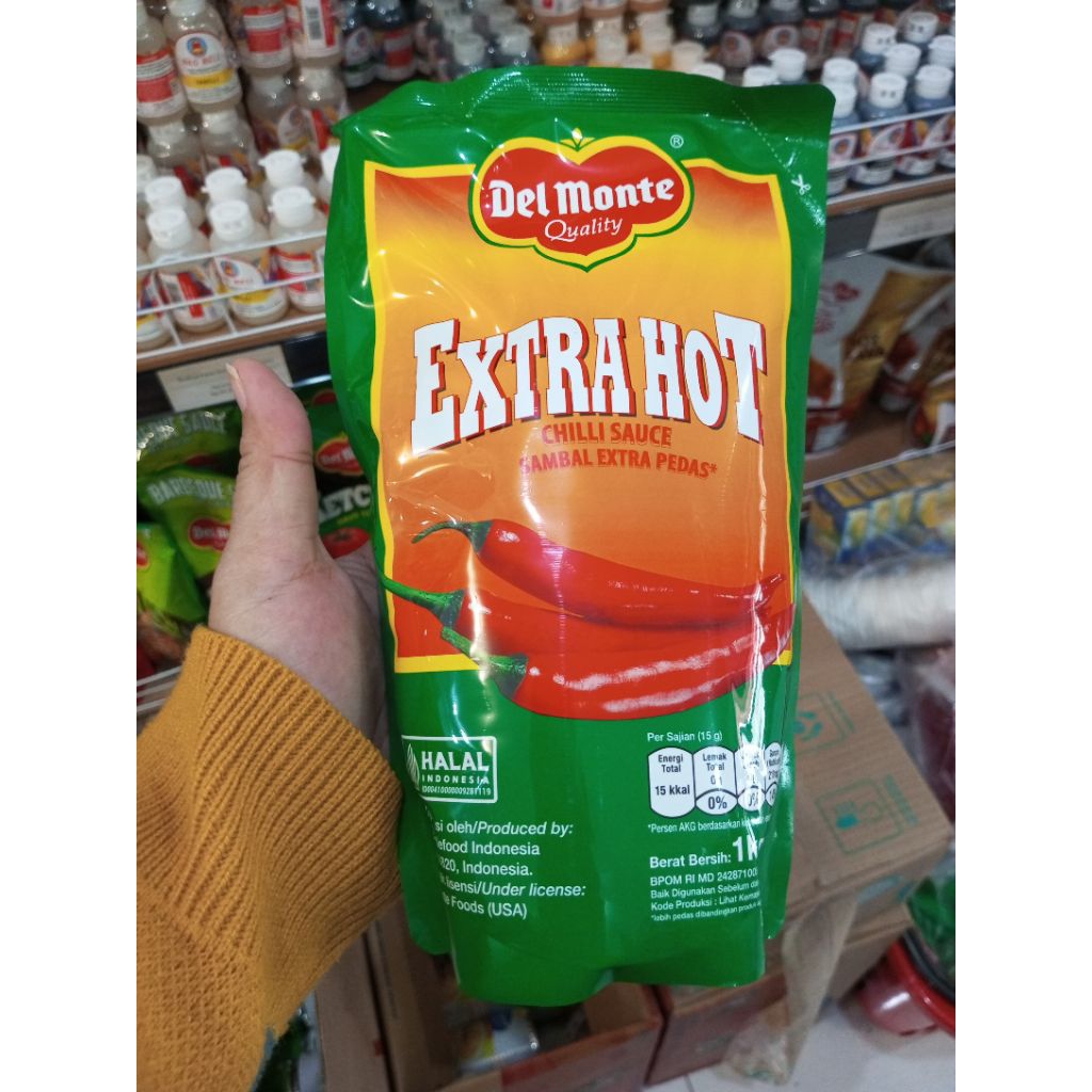 

Del Monte Saus Sambal Extra Hot 1kg