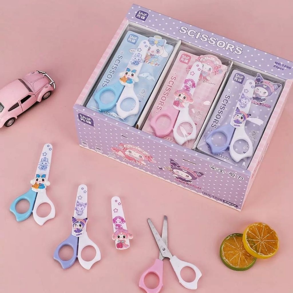 

HAZN STORE | Gunting Anak Karakter Lucu Aman TK PAUD – Gunting Kertas Anak Sekolah Dengan Pelindung
