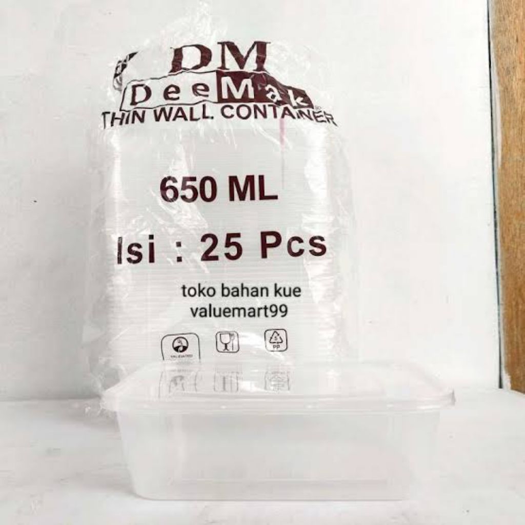 Thinwal DM 650ml rectangle