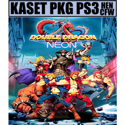 Kaset pkg ps3 Double Dragon Neon