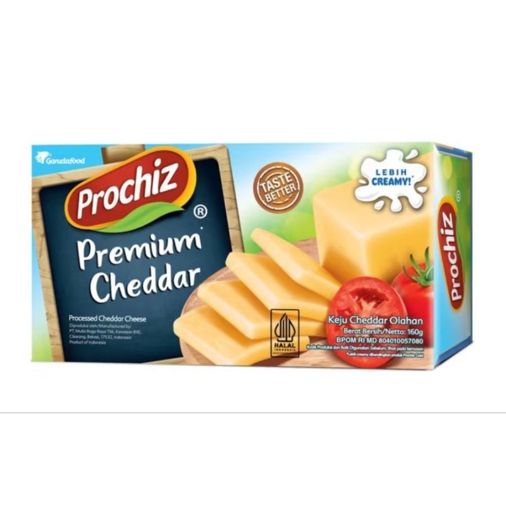 

Prochiz Premium Cheddar 160 gr - Keju Royale