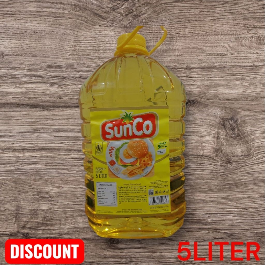 

bimoli/sunco 5L minyak goreng murah(free bubble)