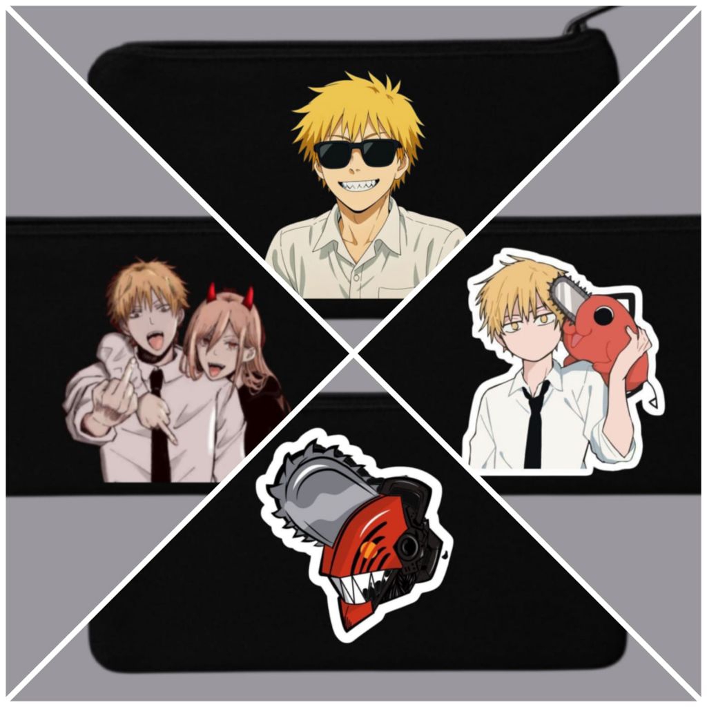 

Tempat pensil chainsaw man/Tepak kanvas premium/Tempat alat tulis/Tempat kosmetik/Tempah hp/Tempat dokumen kartu/Pouch