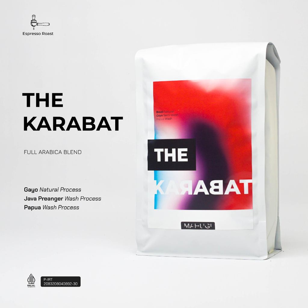 

Mahugi Coffee The Karabat Espresso - Full Arabica Blend - Es Kopi Susu Full Arabika