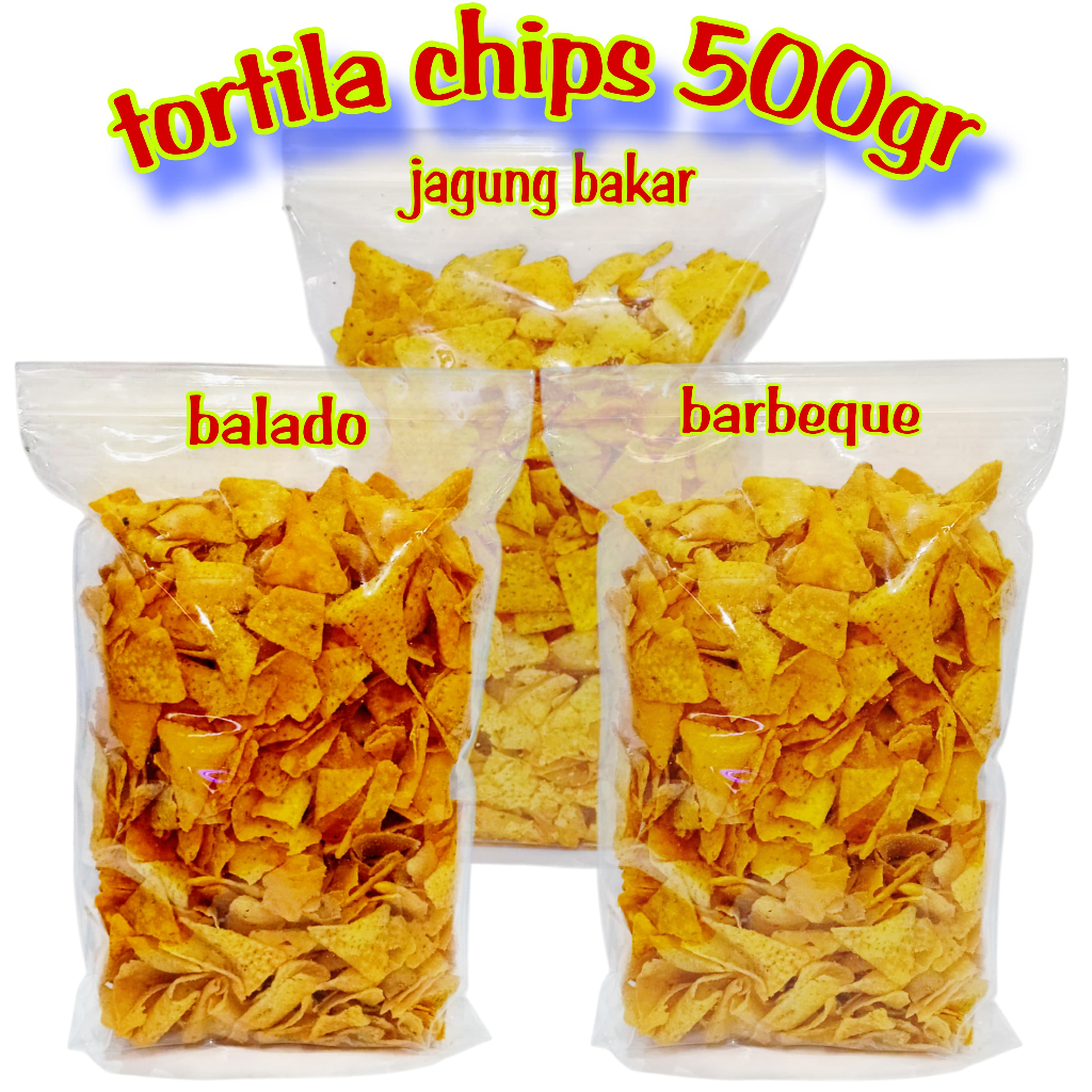 

tortila chips keripik jagung 500 gram