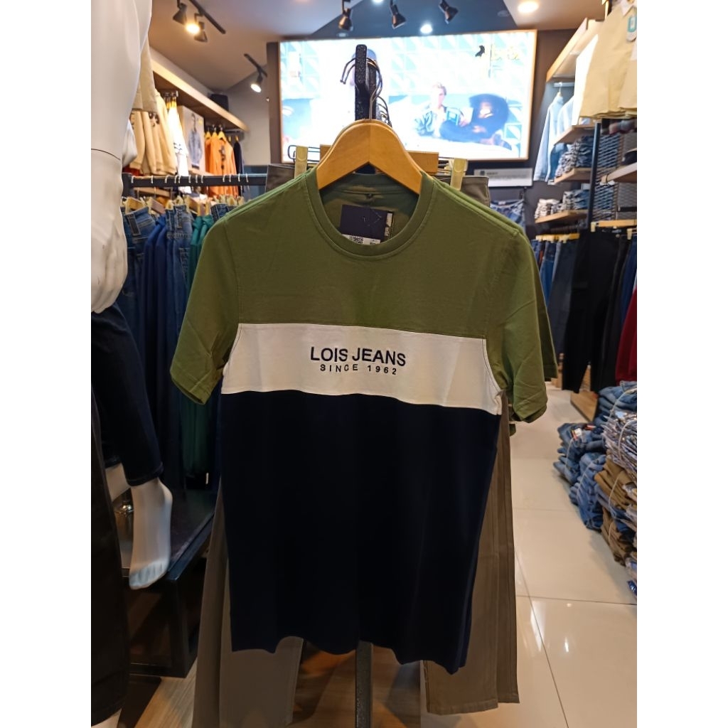 KAOS DISTRO LOIS BAHAN KATUN 100% ORIGINAL