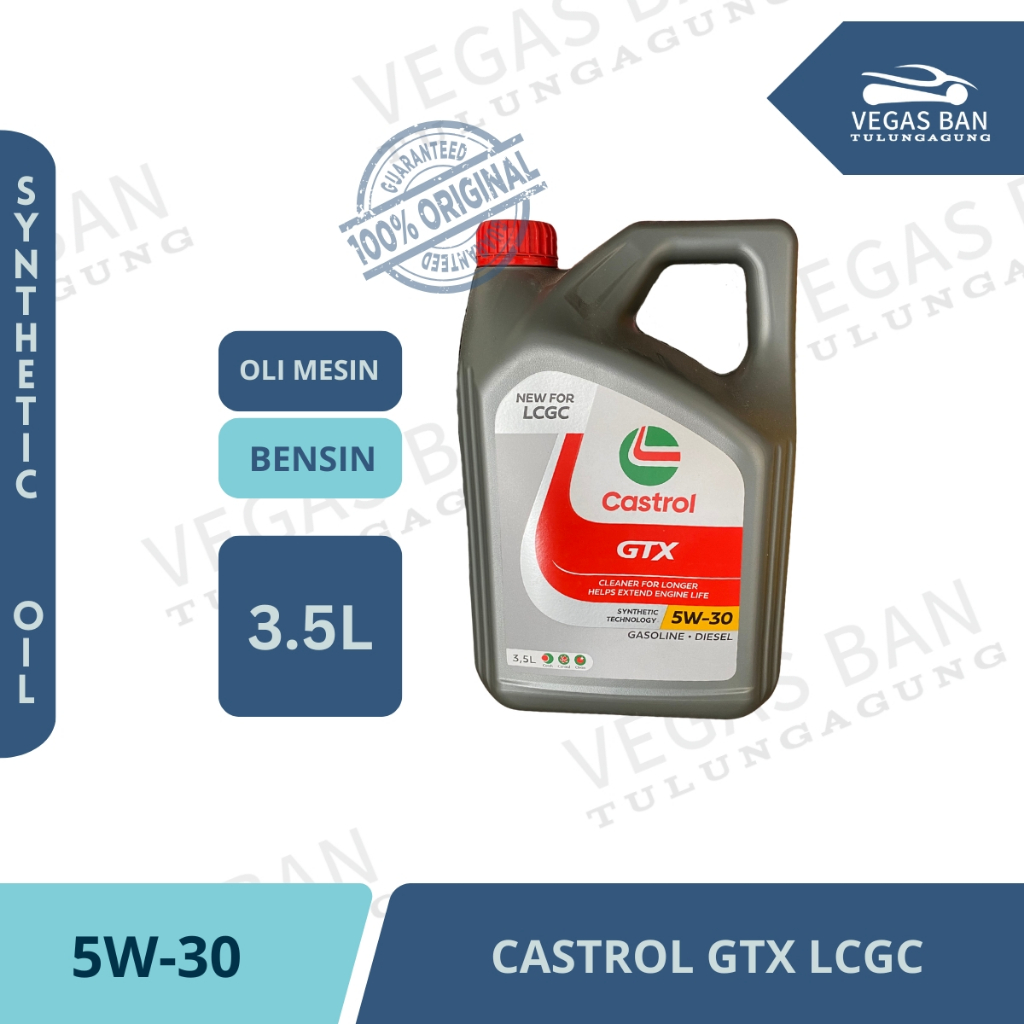 Castrol GTX LCGC 5W-30 3,5L Oli Mesin Mobil Khusus LCGC