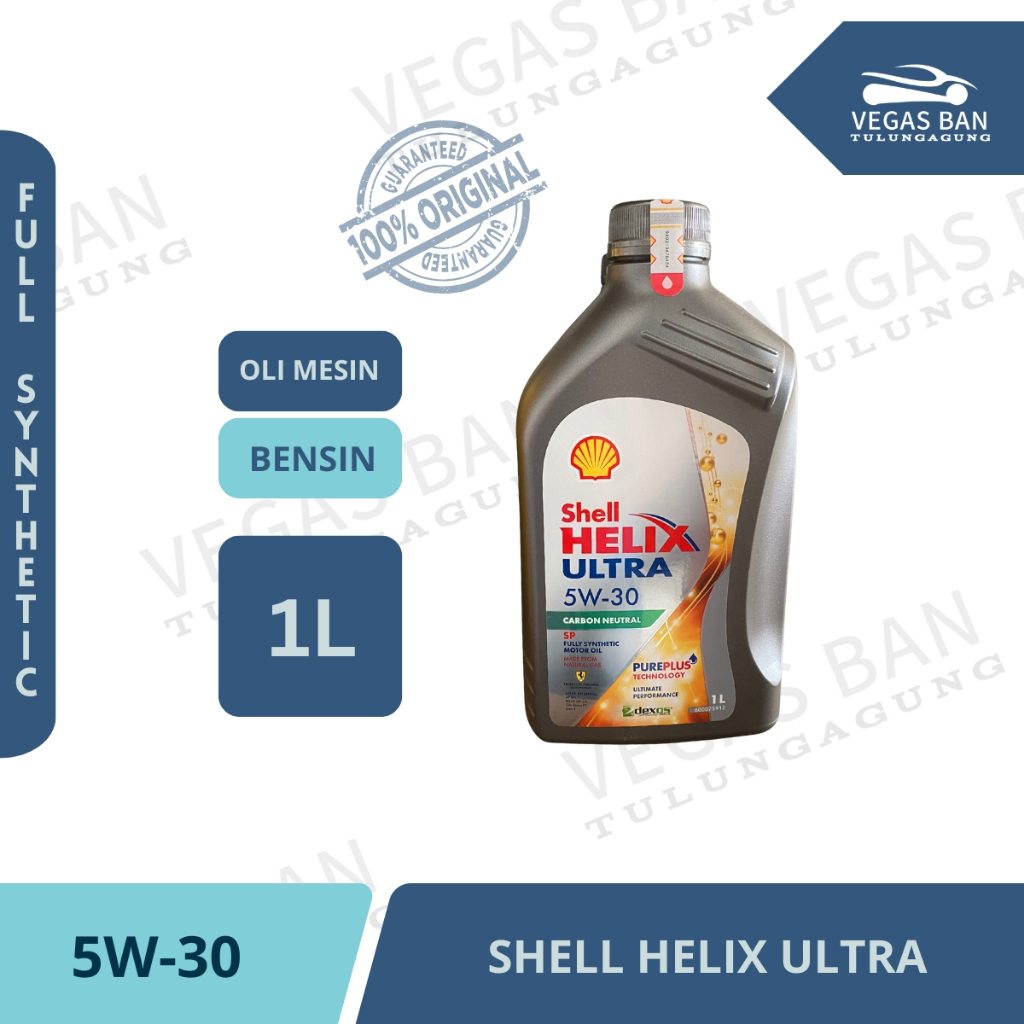 Shell Helix Ultra 5W-30 1L Oli Mesin Mobil Full Synthetic