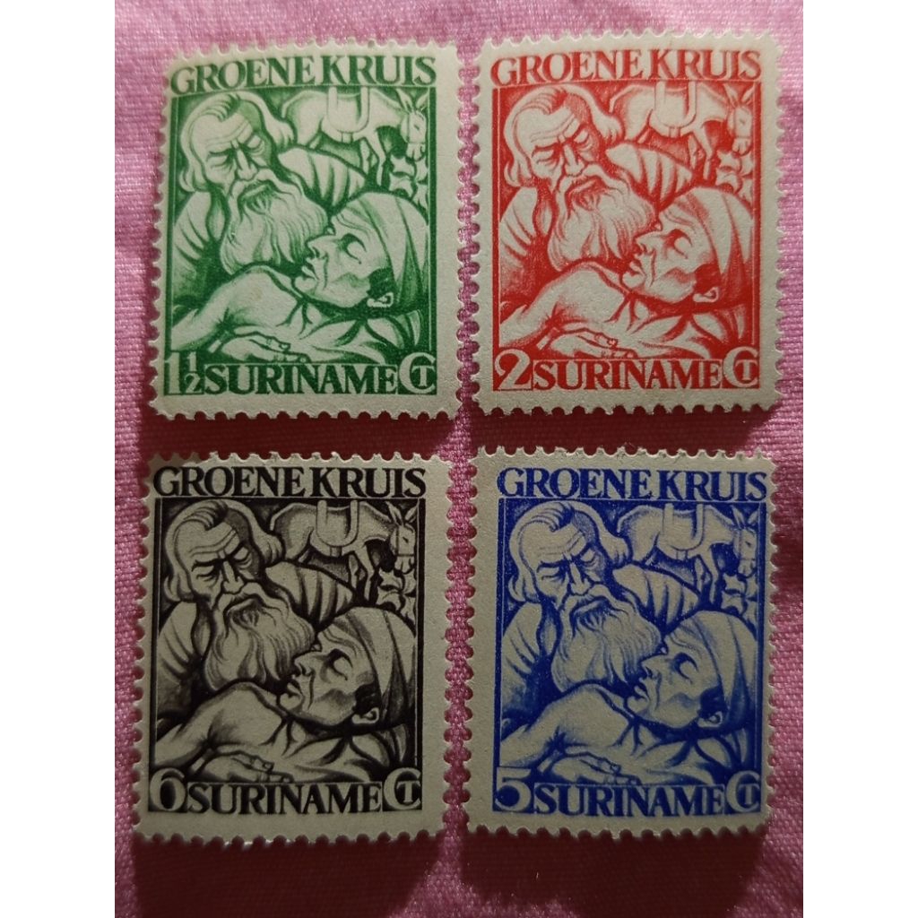 

Prangko Suriname 1929 Green Cross Fund (Lengkap Set Mint)