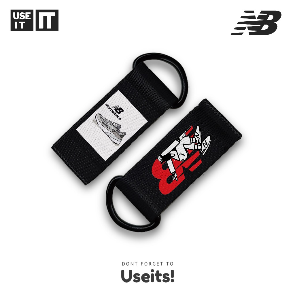 Gantungan Kunci Ring D - Keychain Streetwear New Balance - Keychain Pria - Keychain Keren RDNB2