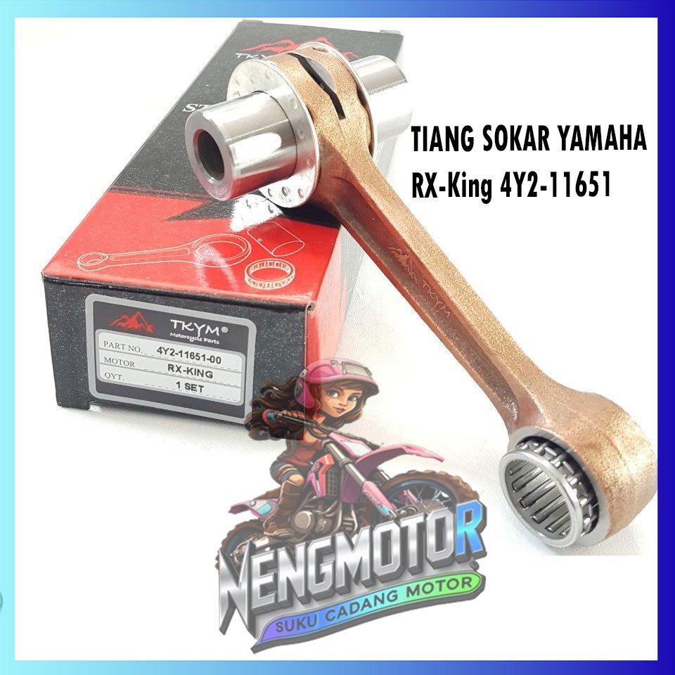CONROD ASSY STANG SEHER TIANG SOKAR YAMAHA RX-King 4Y2-11651- TAKAYAMA HIGH QUALITY NENGMOTOR