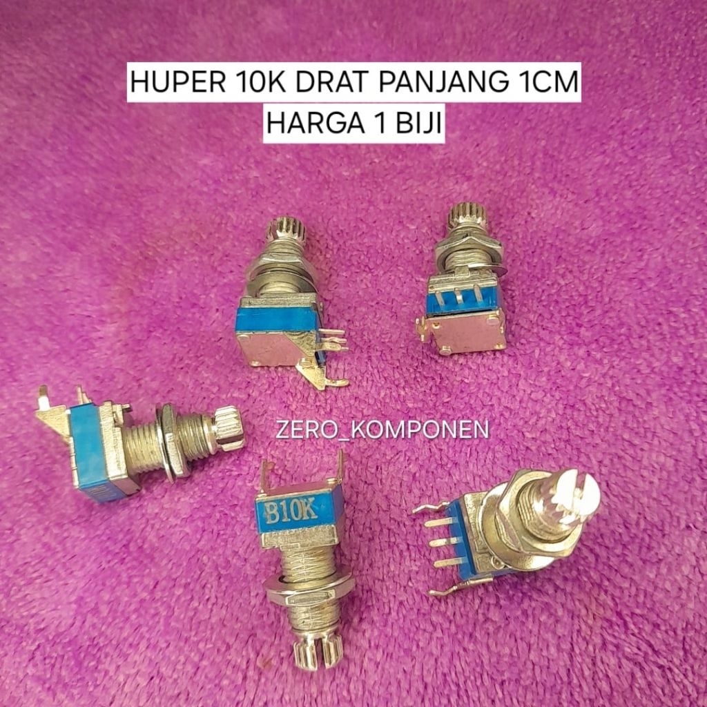 POTENSIO HUPER 10K POTENSIO 10K DRAT PANJANG ORIGINAL