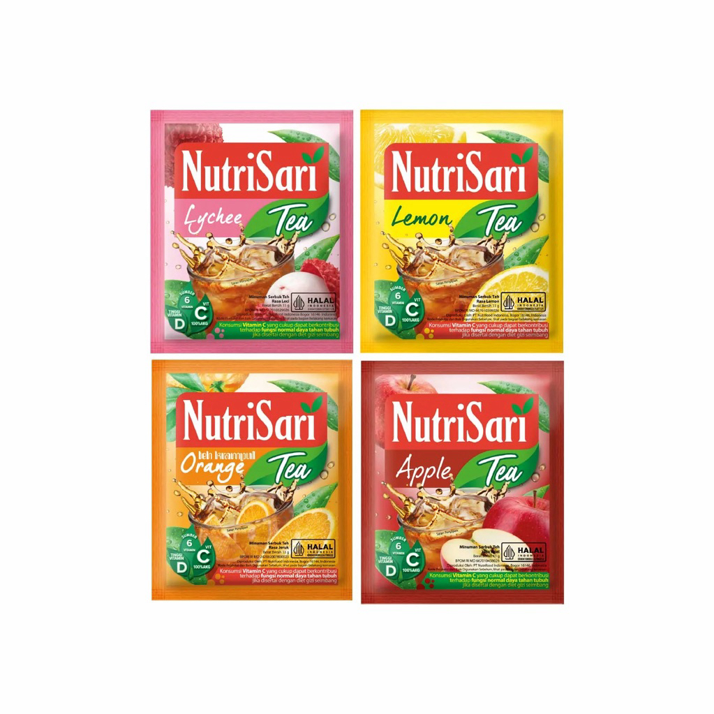 

Nutrisari tea series