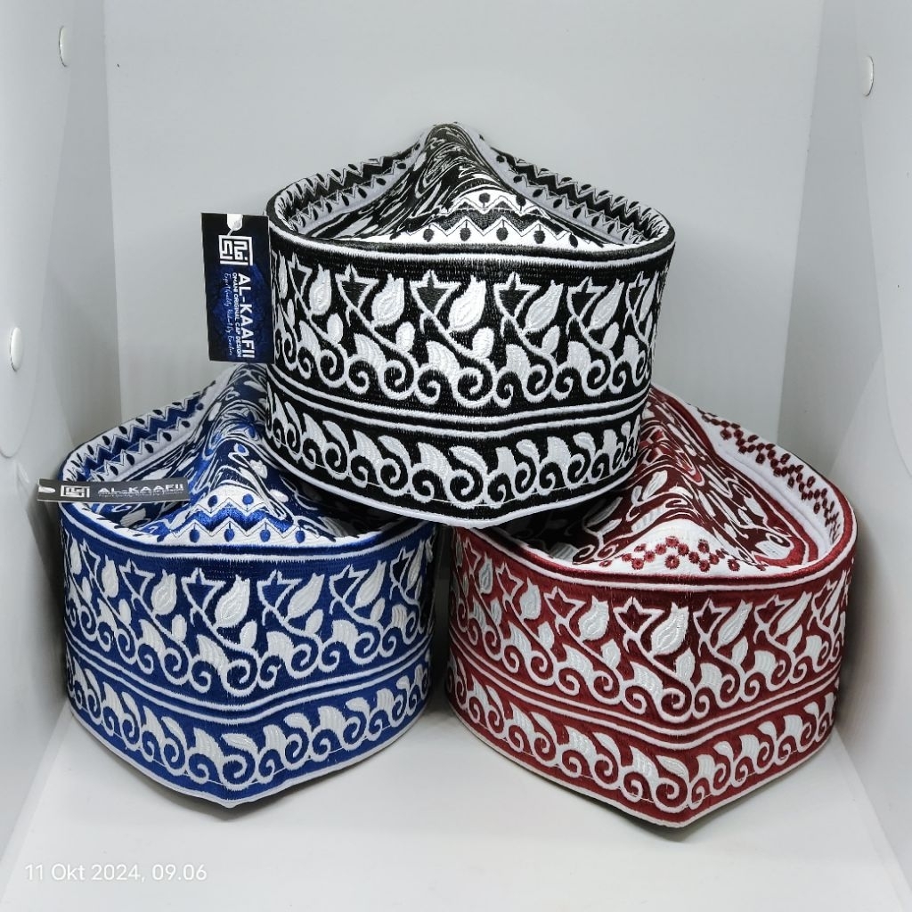 Peci Oman Motif Terbaru Kafaa Alkaafii Assyarif