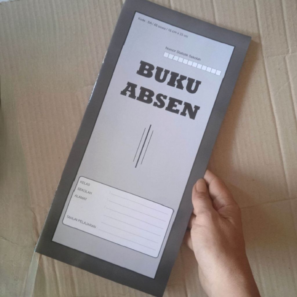 

Buku Absen Siswa KUALITAS BAGUS ( 45 Nama )
