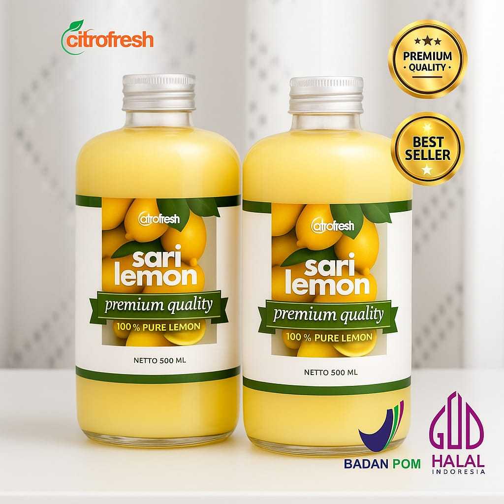 

CITROFRESH sari jeruk lemon segar 250 ml 500 ml original 100% perasan asli jeruk lemon berkualitas