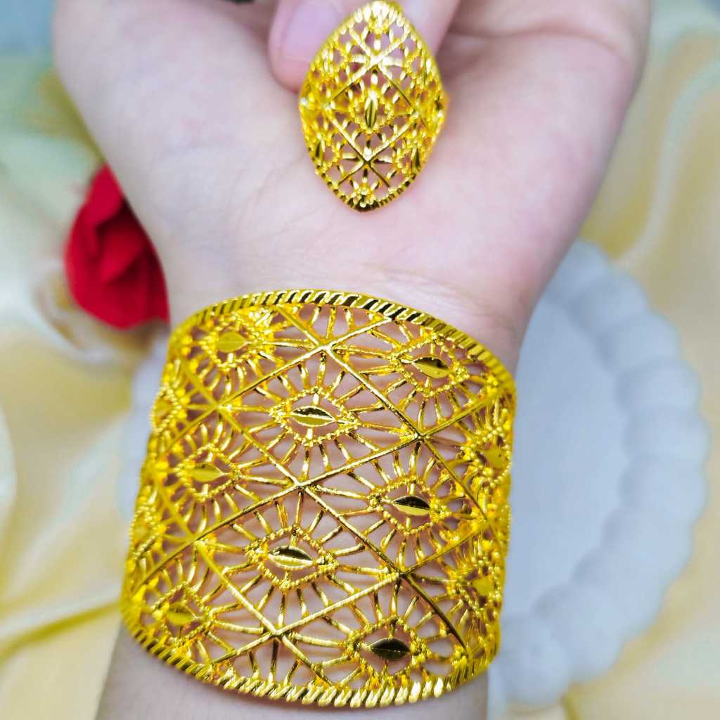 Gelang Kendari Dewasa Kuning 24K 540 / Gelang Kendari gelang kendari satu set set dubai gelang kenda