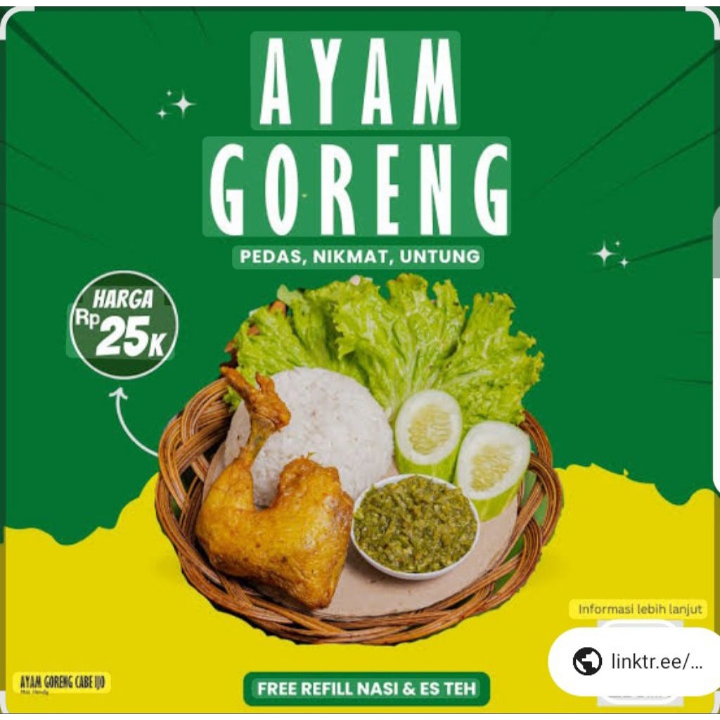 

ayampenyet sambal dadakan