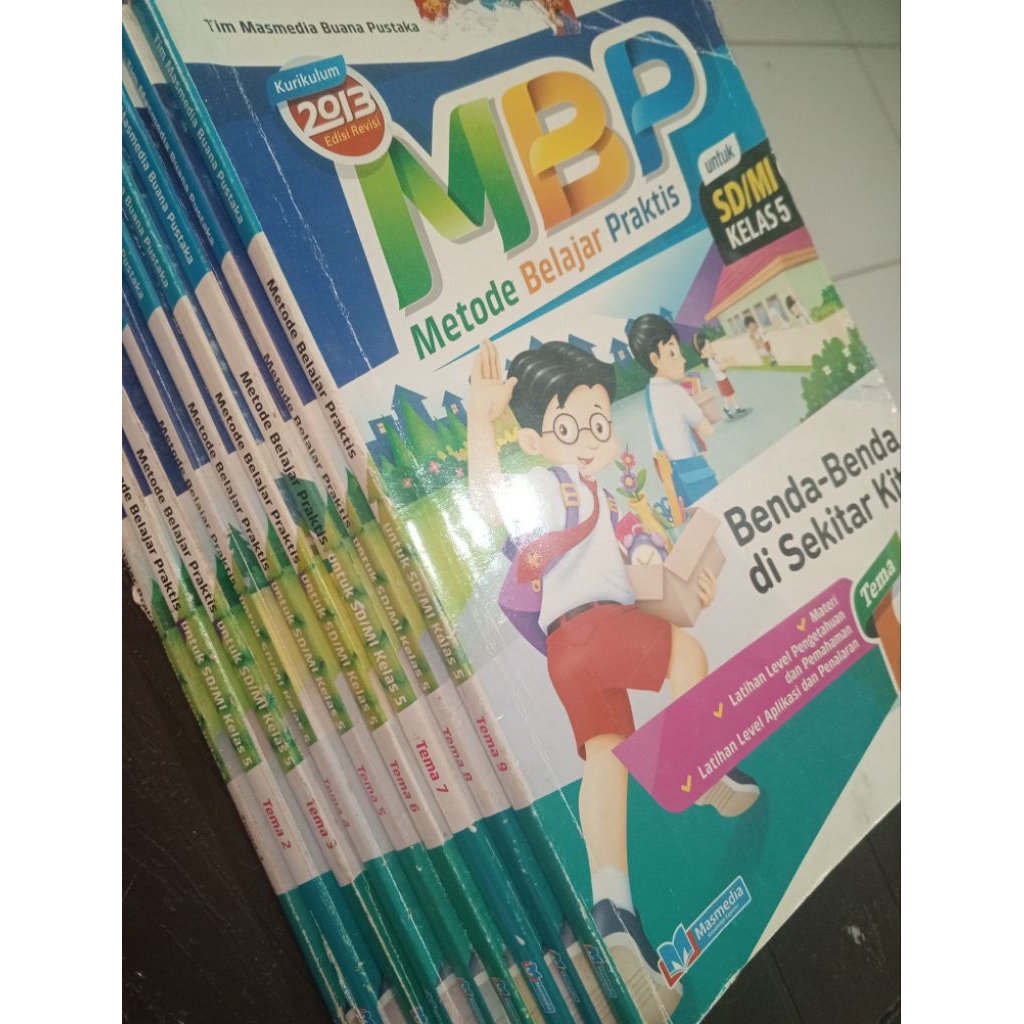 Buku MBP SD Kelas 5 kurikulum 2013 edisi Revisi Penerbit Masmedia