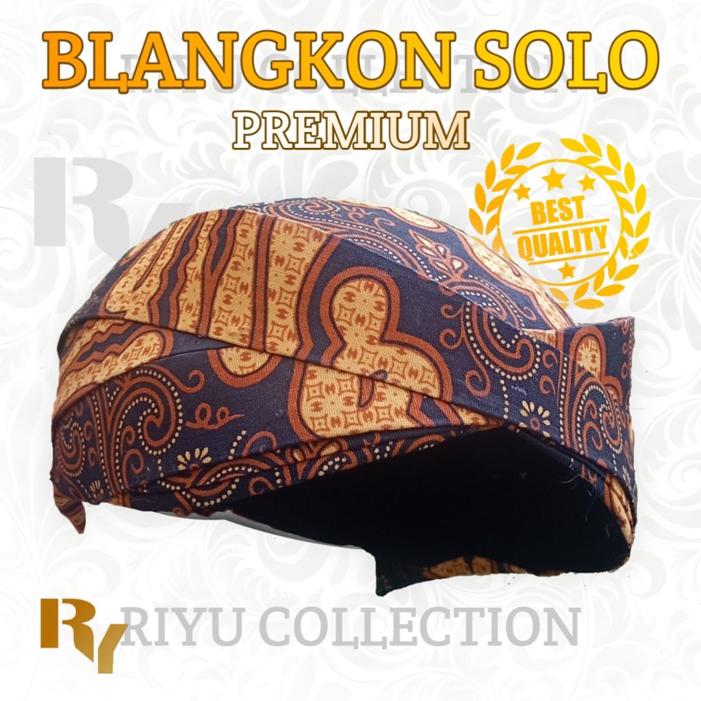 BLANGKON PREMIUM SOLO DEWASA | Blangkon Pria Dewasa | Blangkon Solo Pria
