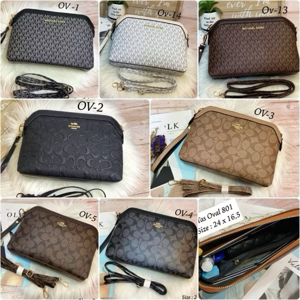 Tas Slempang Wanita Oval Import