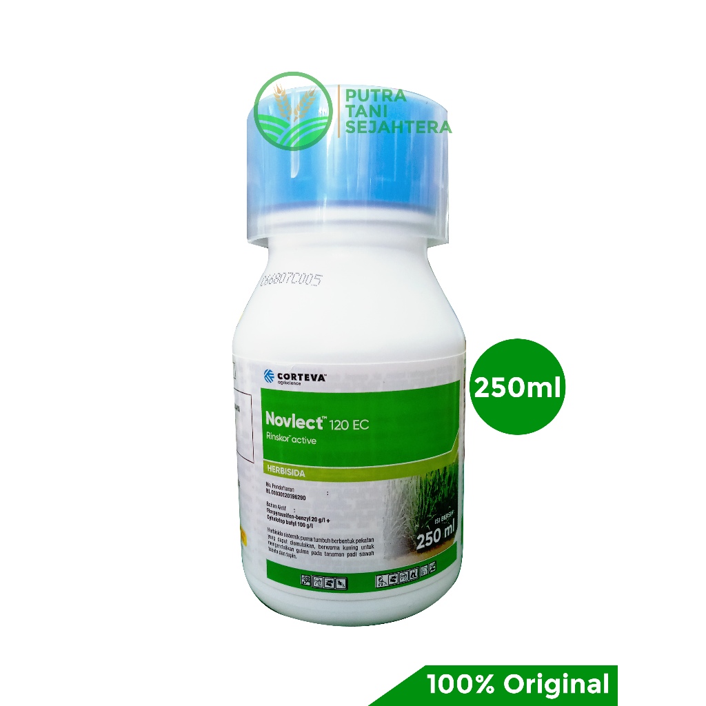 Herbisida Novlect 120EC Isi 250ml Obat Pembasmi Gulma Rumput Tanaman Padi