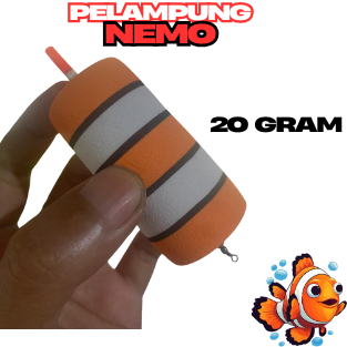 Pelampung Sabiki Cork pelampung nemo isi Timah Memancing ikan Baby GT T15