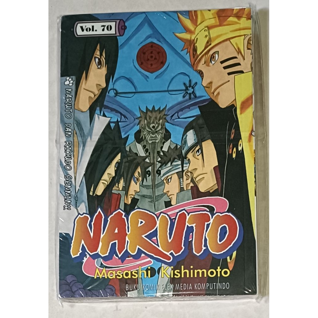 komik Naruto vol 70 original segel