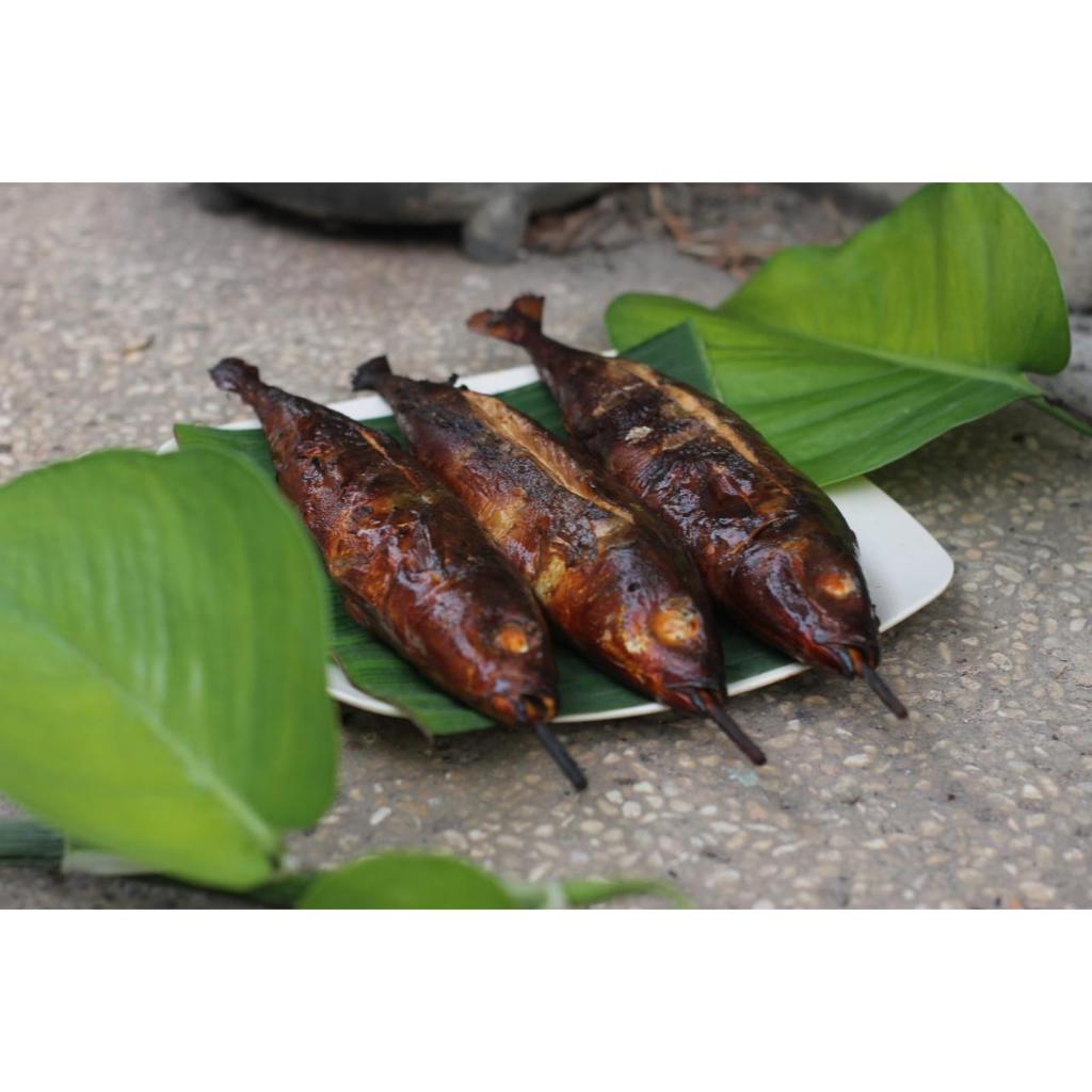 

Paket 3 Ekor Ikan Salem Makarel Pasifik Asap GRATIS SAMBAL PEDAS makanan omega 3 protein untuk diet tanpa minyak Smooked Fish Food