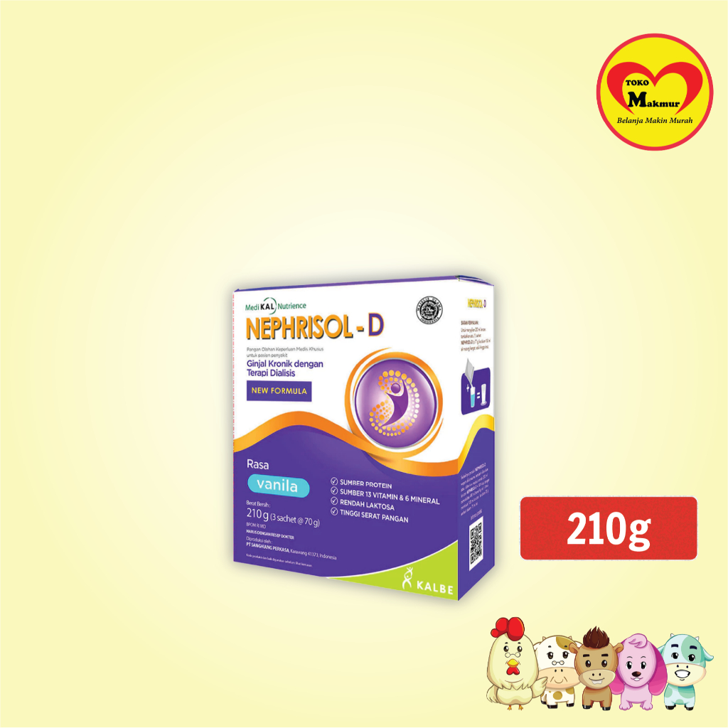 

Nephrisol-D Vanila 210gr / Toko Makmur Live