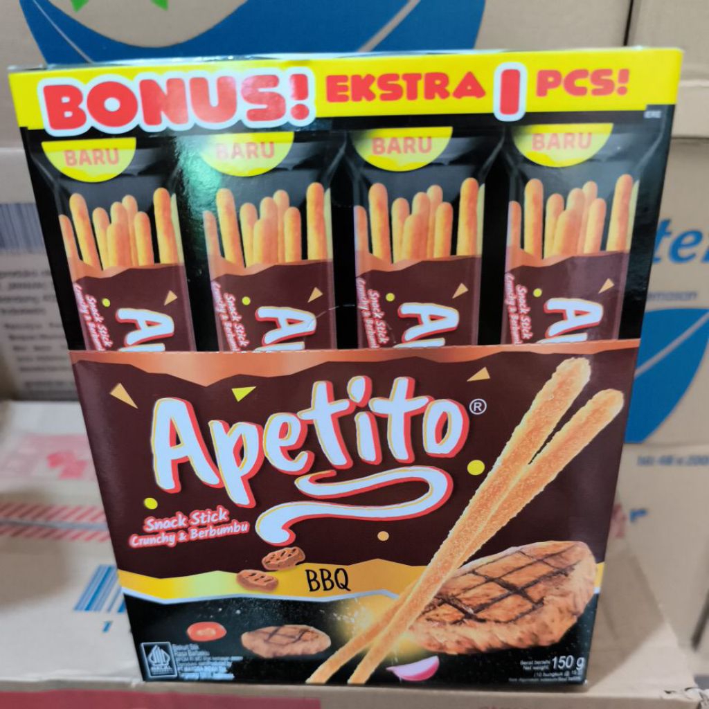 

Apetito Snack Stick BBQ Box isi 10 sachet