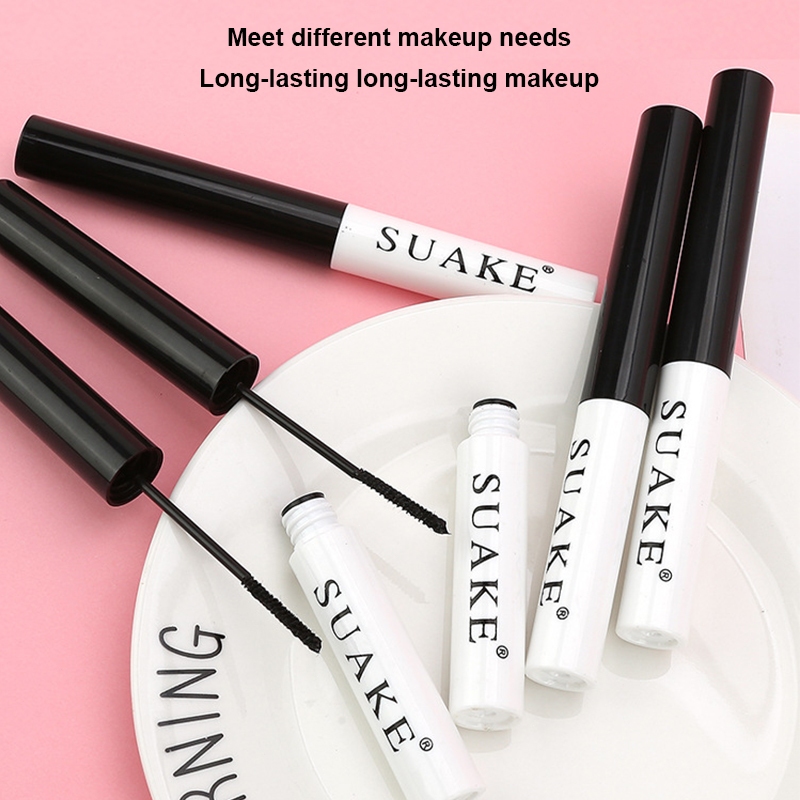 [COD] SUAKE Maskara Pelentik Bulu Mata Waterproof Anti Air dan Tahan Lama Fiber 3D Lash Long Curling