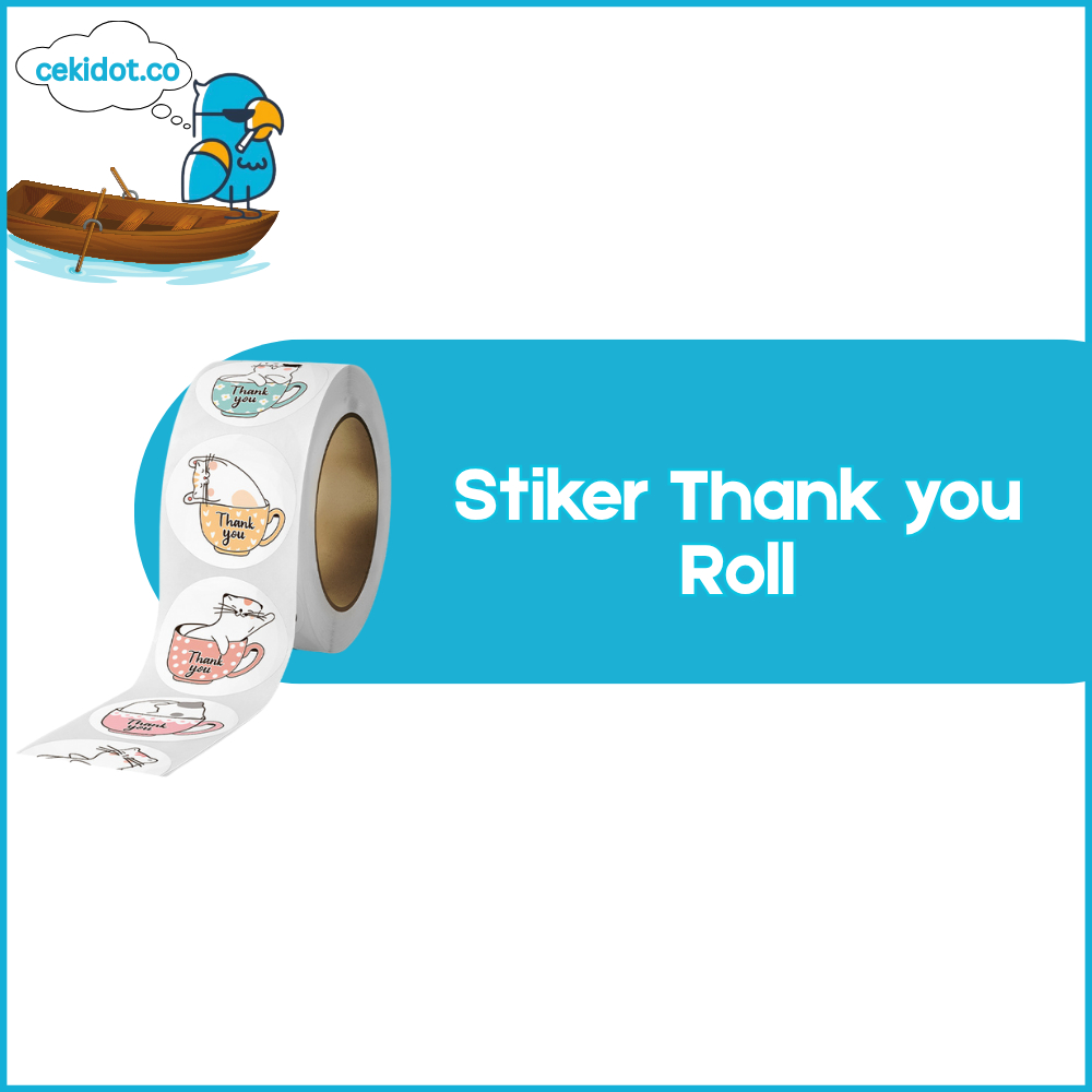 

Cekidot Stiker Thank you Roll 500 Pcs Stiker Thank you Tempel HL0596 Y1732