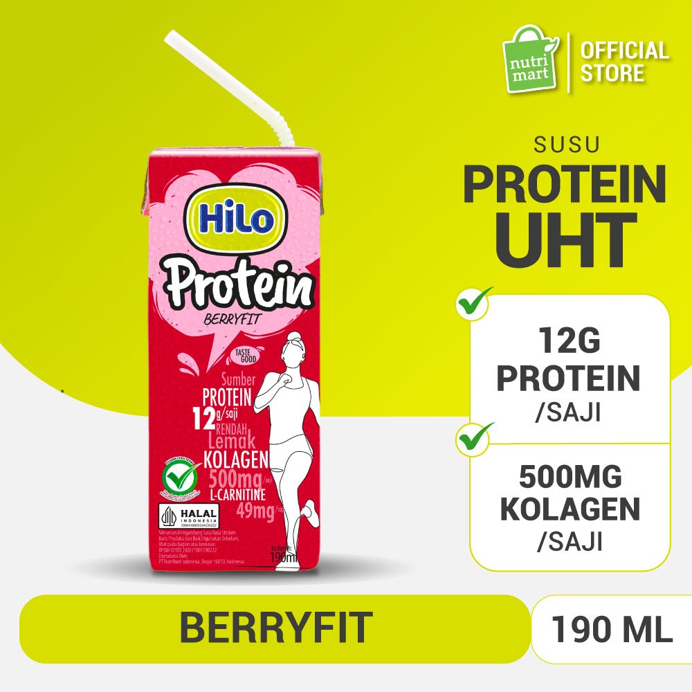 

1 Pack - HiLo Ready to Drink Protein Berryfit 190ml - 1 pcs