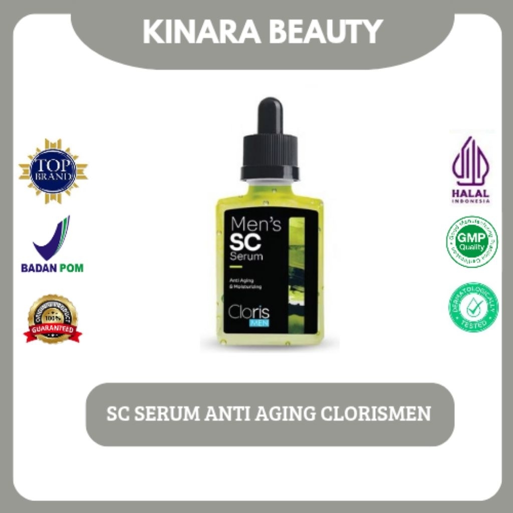 Clorismen SC Serum 30ml - Serum Wajah Pria Memudarkan Bekas Jerawat Bopeng