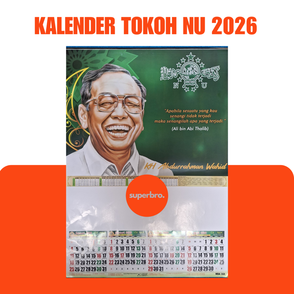 

KALENDER DINDING 2026 TOKOH NU NAHDLATUL ULAMA UKURAN 38 X 54 CM