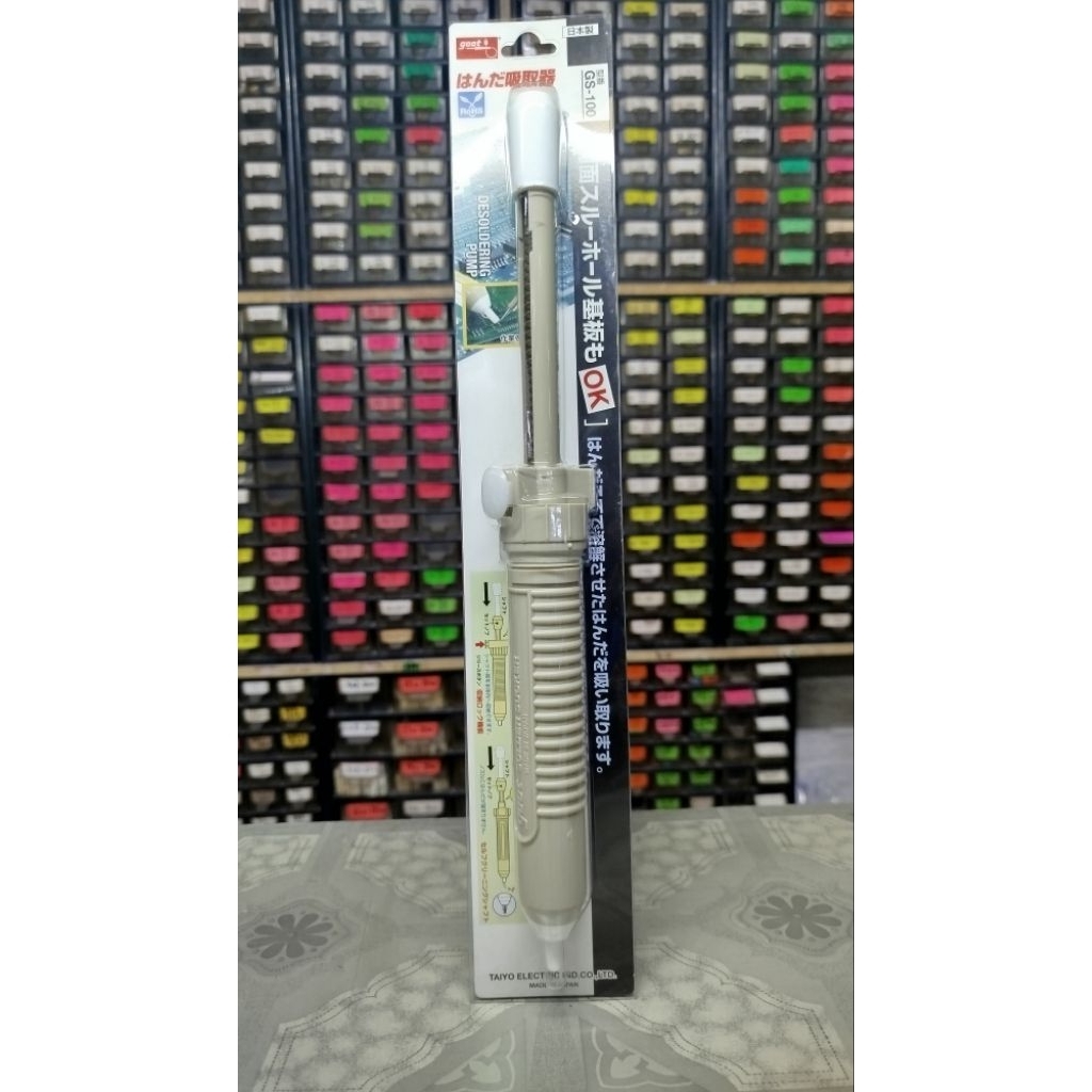 Sedotan Timah Goot GS-100 (Solder Pump Atractor) sedotan timah goot panjang
