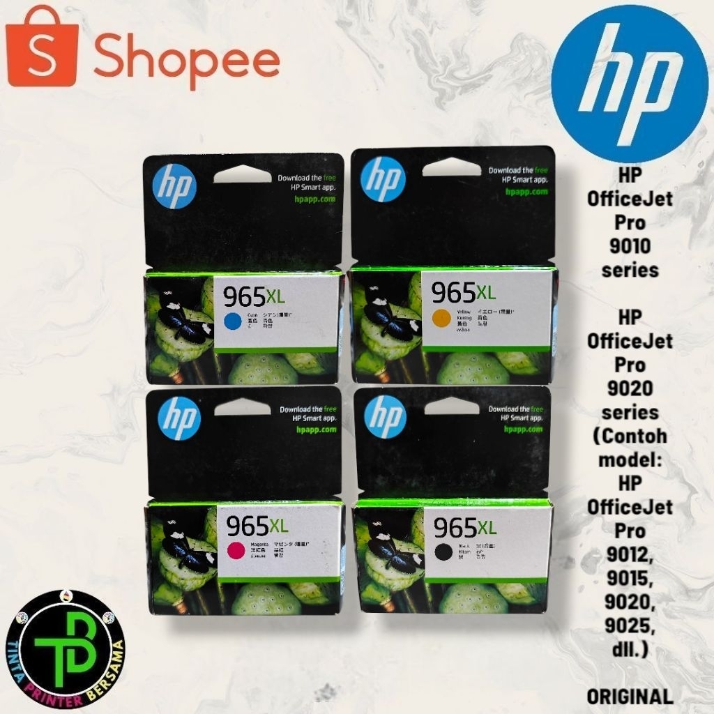 Tinta Hp Ink Cartridge 965 XL / Tinta Hp 965XL Black Colour Original