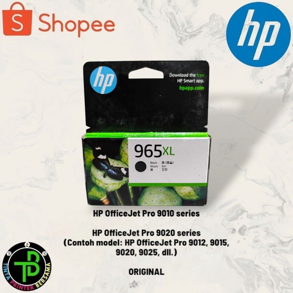 Tinta Hp ink Cartridge 965 XL / Tinta Hp 965XL Black Original