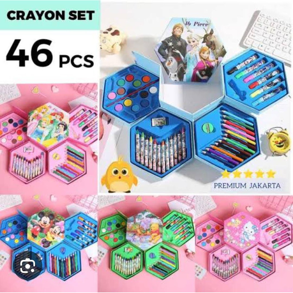 

Crayon Krayon Set Putar 46pcs
