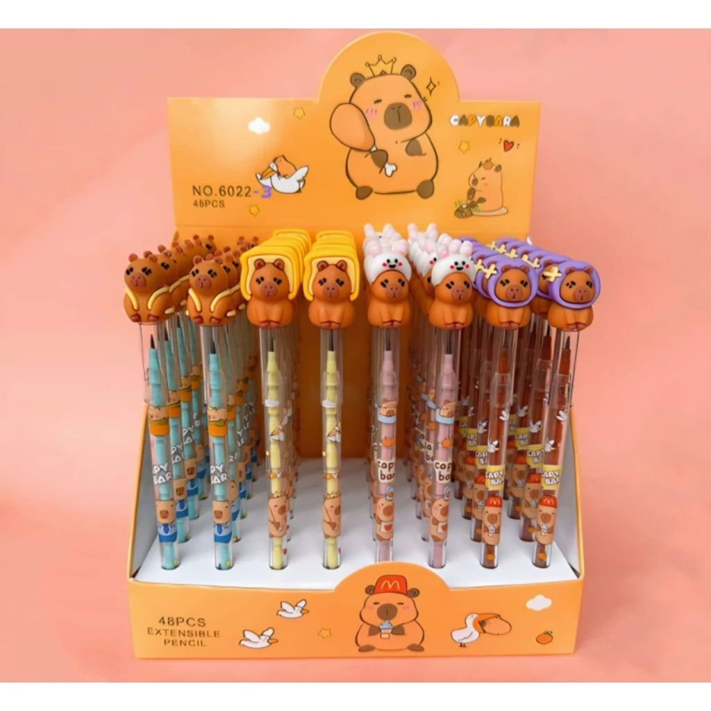 

1 BOX PENSIL SUSUN CAPY BARA ISI 48