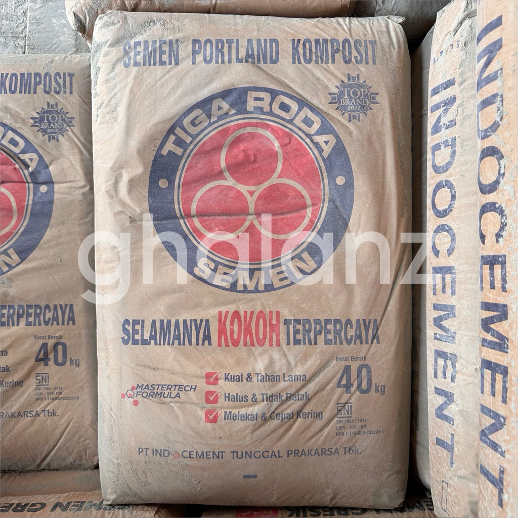 Semen Tiga Roda 1sak 40kg via Instant Grab / Gojek