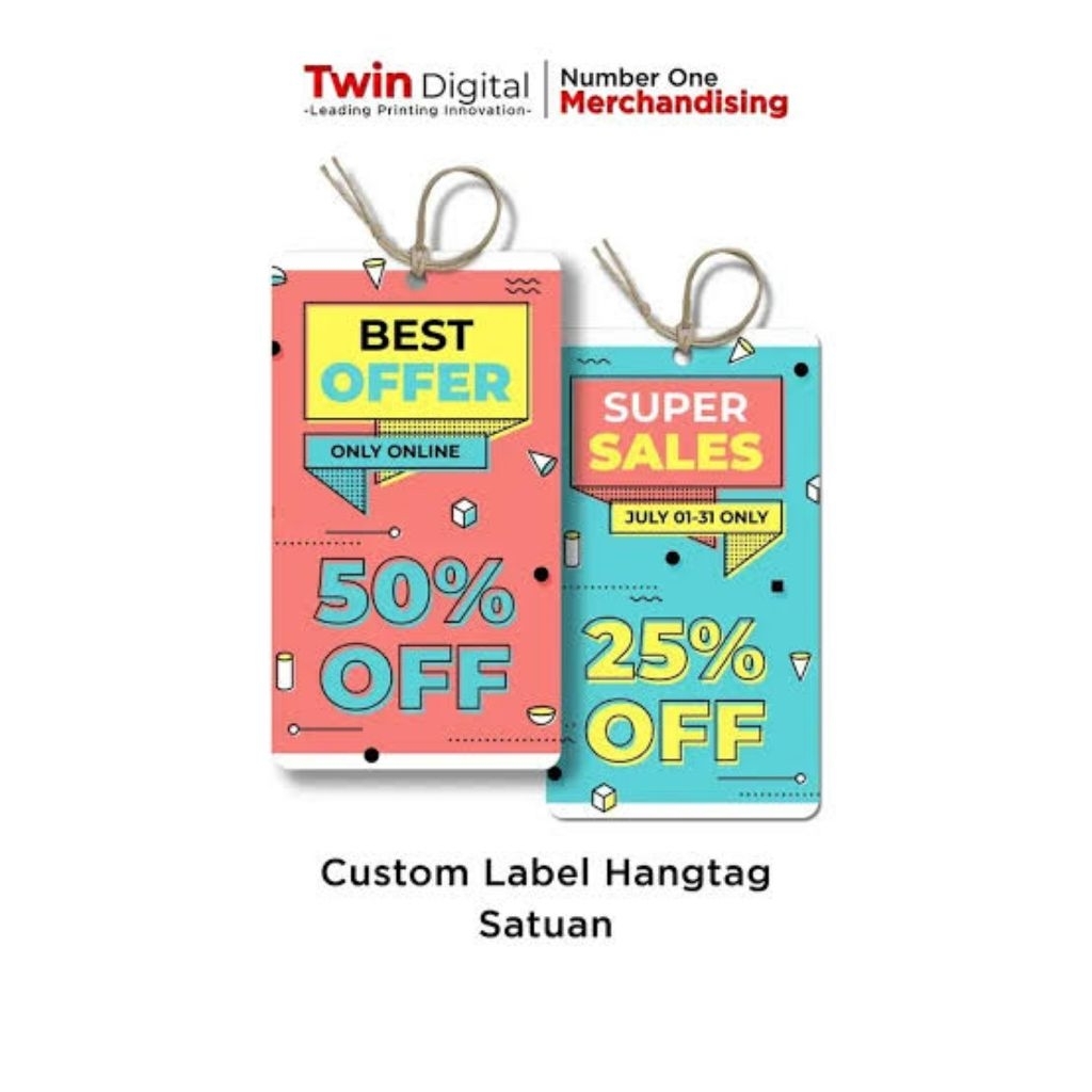 

hangtag warna warni bisa Request sesukamu