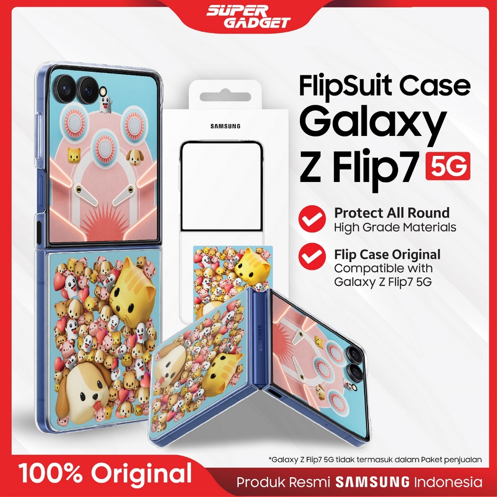 Casing Original Flipsuit Samsung Galaxy Z Flip 7 Case Flip7